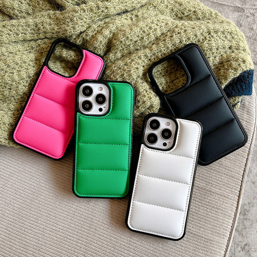Funda para Celular Acolchada Estilo Chaqueta Dowm - Image 17