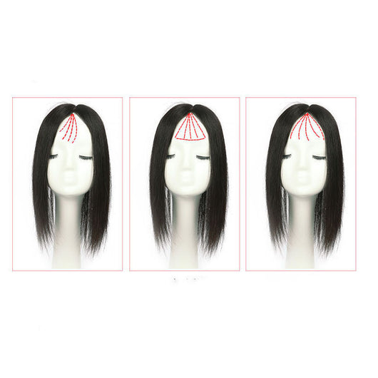 Extensiones de Cabello Humano Real con Volumen Invisible en la Coronilla - Image 4