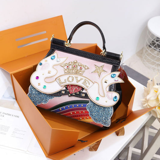 Bolso Mensajero Artesanal para Mujer - Bolsa Universal de Uso Diario