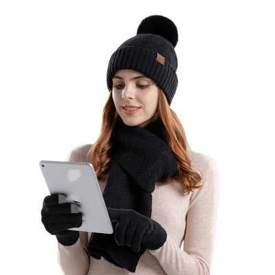 Set Completo de Abrigo: Gorro, Bufanda y Guantes de Lana para Mujer - Image 12