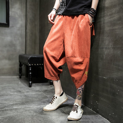 Pantalones Harem de Seda Helada - Comodidad Casual Premium - Image 9