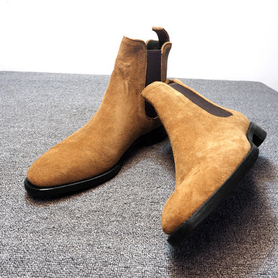 Botas Casuales de Ante Sintético para Hombre - Caña Alta