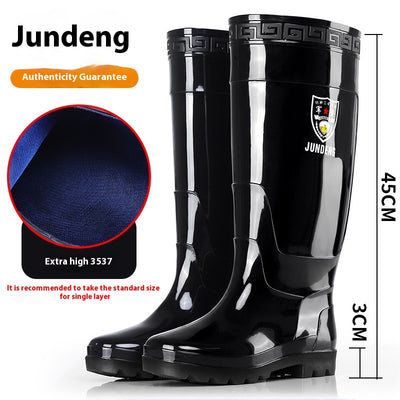 Botas de Lluvia Altas para Hombre - Calzado Impermeable Tubo Largo - Image 3