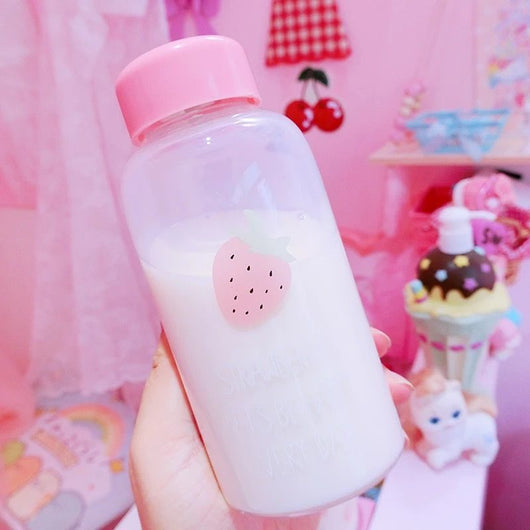 Vaso Térmico Fresa 3D con Diseño Relieve - Strawberry Milk Girl - Image 11