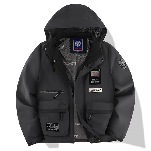 Chaqueta de Trabajo Tipo Piloto con Capucha para Hombre - Image 15