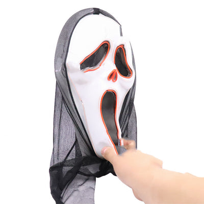 Máscara Calavera LED Luminosa con Sonido Aterrador - Image 2