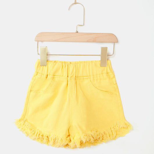 Shorts de Mezclilla de Moda para Niños Grandes - Colores Vibrantes - Image 10