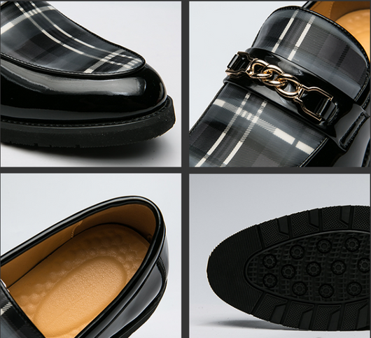 Zapatos de Cuero para Hombre Punta Fina - Elegancia Casual y Profesional - Image 12