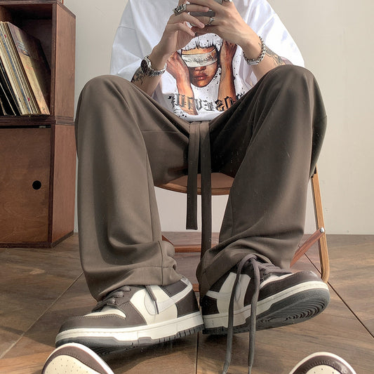 Pantalones Rectos Holgados para Hombre - Estilo Fresco de Verano