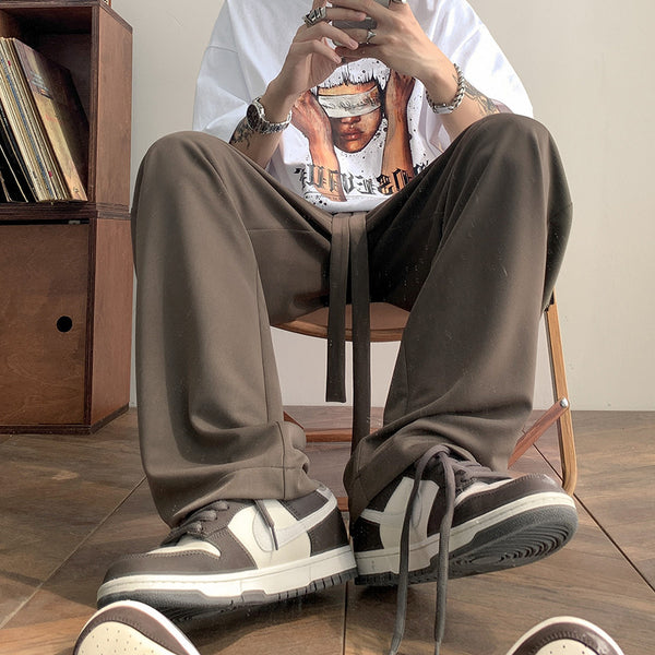 Pantalones Rectos Holgados para Hombre - Estilo Fresco de Verano