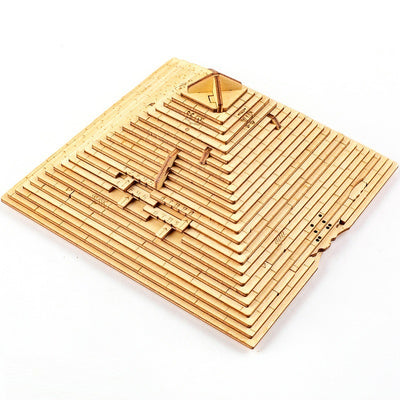 Caja de Madera Puzzle Pirámide - Desafío de Ingenio - Image 7