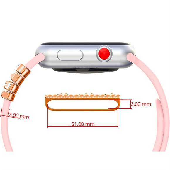 Pulsera de Reloj Personalizada con Placa de Acero Inoxidable y Letras Grabadas