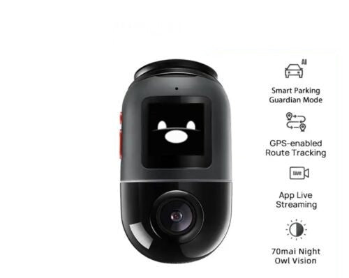 Cámara Dashcam Panorámica 70 Millas Sentinel