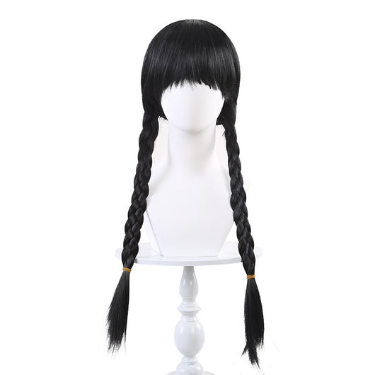Disfraz Elegante Wednesday Addams Negro para Halloween - Image 13