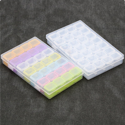 Organizador de Almacenamiento con 28 Compartimentos para Abalorios, Strass y Accesorios de Manicura - Image 12