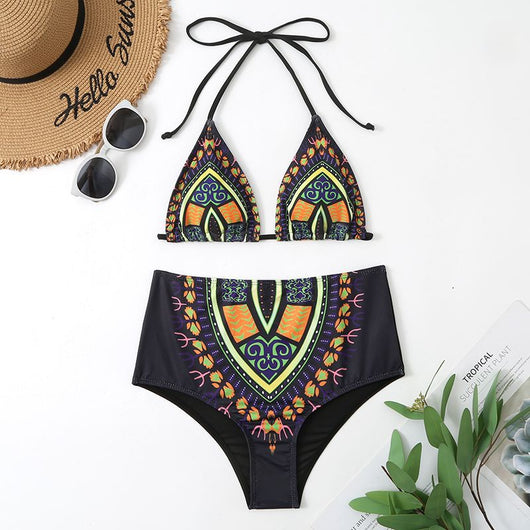 Bikini Floral de Cintura Alta para Mujer - Image 12