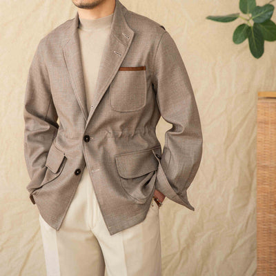 Blazer Retro Slim Sin Planchado - Elegancia Vintage Sin Esfuerzo - Image 8