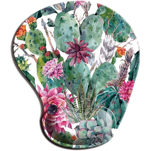 Set Completo Muñequera Ergonómica, Tapete para Teclado y Mouse con Diseño Floral - Image 8
