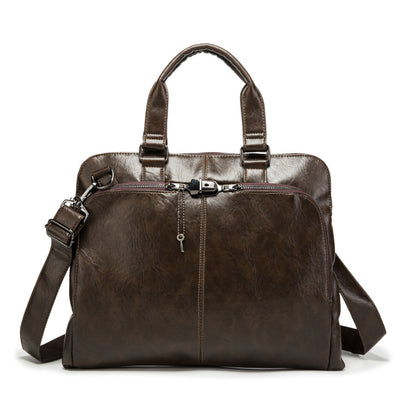 Maletín Mochila Bandolera para Hombre - Bolsa Diagonal Compartimento Laptop - Image 9