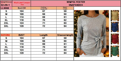Suéter Elegante para Mujer con Lazo y Encaje Brillante - Image 11
