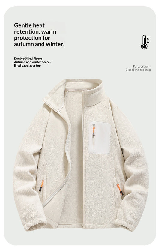 Chaqueta Polar con Cuello Tipo Camisa para Hombre - Image 17