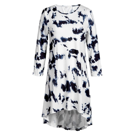 Blusa Casual de Manga Larga con Estampado y Cuello Redondo - Image 5
