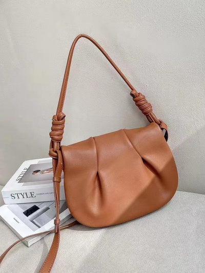 Bolso Bandolera de Cuero Suave - Compacto y Elegante - Image 11