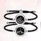 Shanmenghaishi Vibration Sensing Bracelet Milan Rope To Plateado