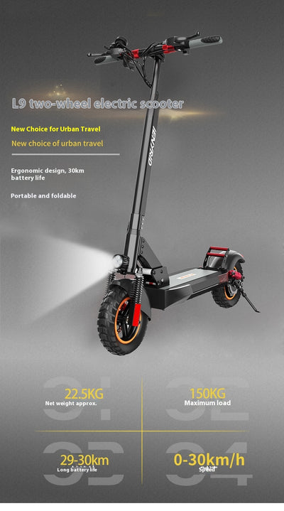 Patinete Eléctrico Plegable con Doble Amortiguación - Image 7