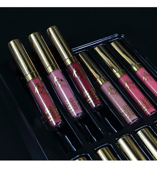 Set de 12 Labiales Mate de Larga Duración en Caja de Regalo - Image 2