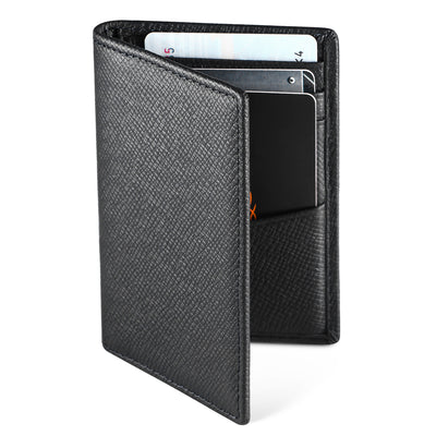 Billetera Minimalista de Cuero Genuino con Protección RFID y Múltiples Compartimentos - Image 9