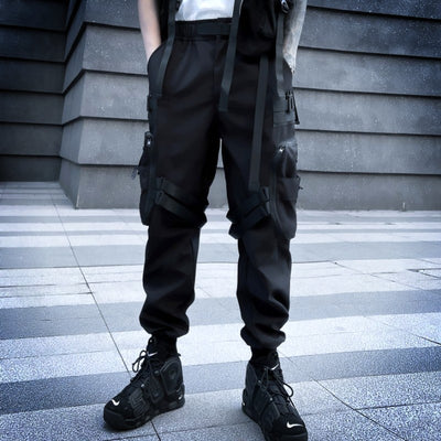 Pantalones Paracaidista Multi Bolsillos Estilo Funcional