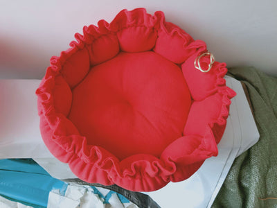 Cama para Mascotas Calabaza Cuatro Estaciones con Cordón Ajustable - Image 16