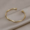 Ins Tide Twisted Simple Fashion Gold Bracelet 1PC