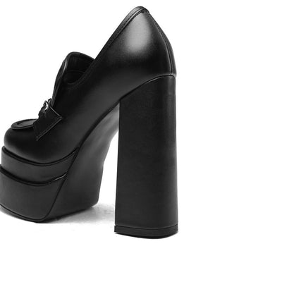 Tacones Altos Plataforma Cuero Genuino para Mujer - Image 14