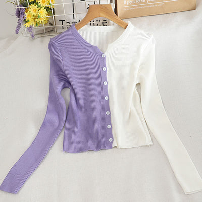 Cardigan Ligero para Mujer Protección Solar Cuello Redondo Manga Larga Otoño - Image 4