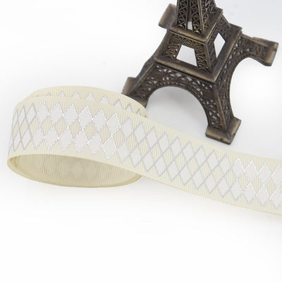 Cinta Decorativa Bronceada con Textura Geométrica de 25mm - Image 34