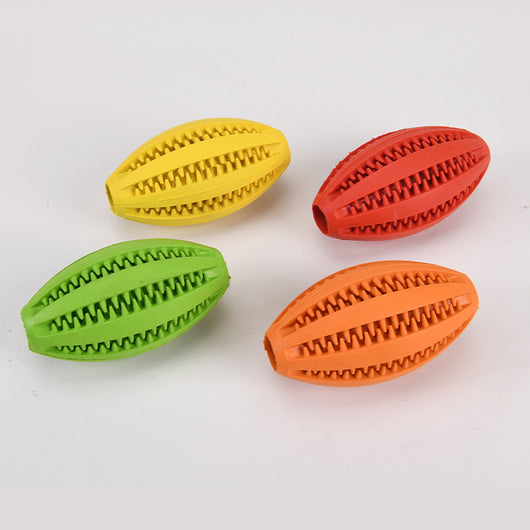 Juguete Masticable para Perros - Pelota Puzzle Limpieza Dental Sandía y Oliva - Image 9