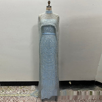 Vestido de Fiesta con Bordado de Perlas - Image 10