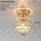 LED Crystal Warm Light Golden Grille