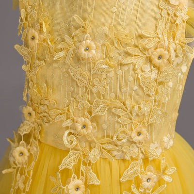 Vestido Elegante Infantil de Verano para Presentaciones de Piano - Image 37