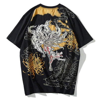 Playera Manga Corta Tatuaje Personalidad para Hombre - Image 6