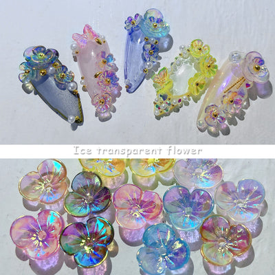 Uñas Decoradas Mariposa Floral - Image 23