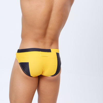 Bóxer de Baño Hombre Ajustado Estampado Contraste Cintura Baja - Image 9