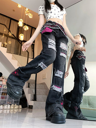 Jeans Flare Rotos con Diseño Desenfadado y Toque Chic - Image 13