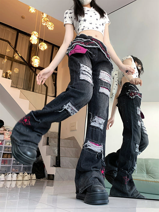 Jeans Flare Rotos con Diseño Desenfadado y Toque Chic - Image 13