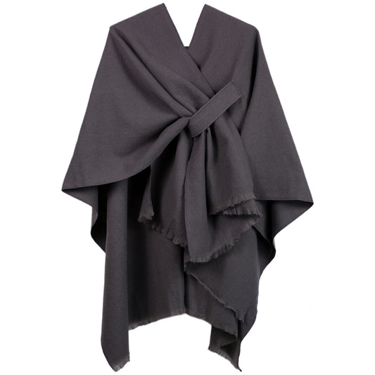 Cardigan Chal Dividido para Mujer Talla Grande - Image 2