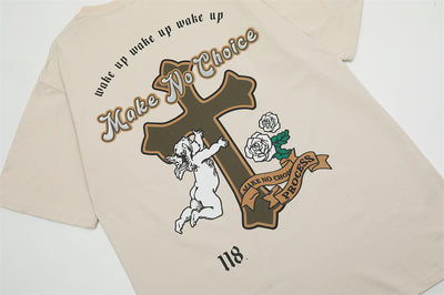 Playera de Algodón con Estampado de Cruz para Hombre - Image 17