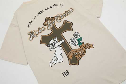 Playera de Algodón con Estampado de Cruz para Hombre - Image 17