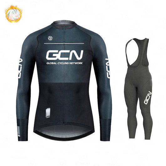 Jersey de Ciclismo Fleece Manga Larga - Serie Invierno GCN - Image 15